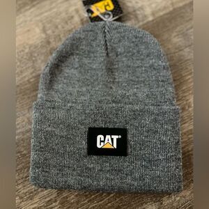 Caterpillar CAT Label Cuff Beanie- Gray